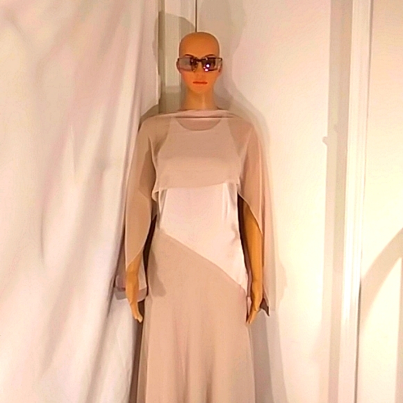 🔥NWT Chris Mclaughlin Formal Scarf Dress - Picture 10 of 16